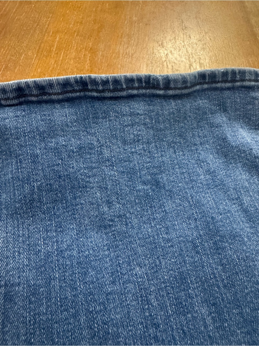 LOFT Medium Blue Flared Jeans - Picture 9 of 10
